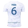 Camiseta de fútbol Francia Pogba 6 Segunda Equipación Mundial 2022 - Hombre